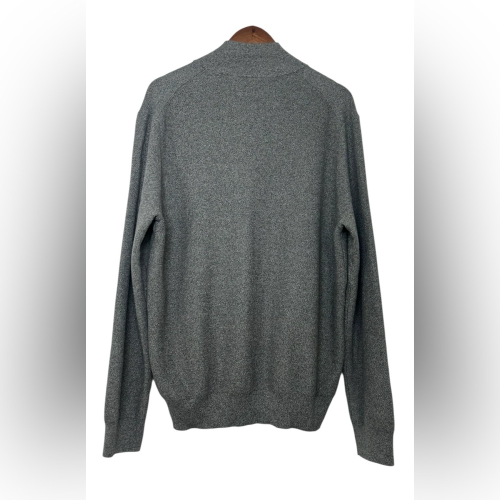 POLO Ralph Lauren XL Men’s Gray Pima Cotton 1/4 Zip Long Sleeve Pullover Sweater - Picture 7 of 9